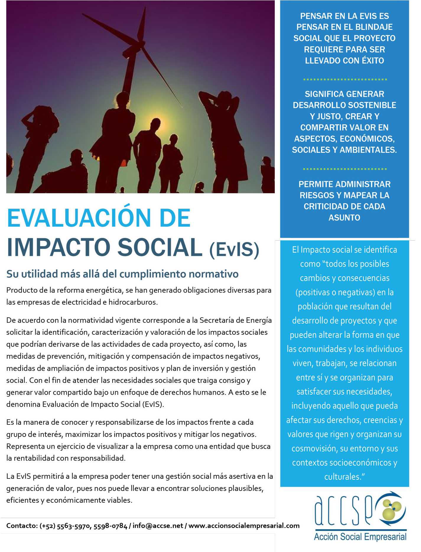 ACCSE | Evaluación De Impacto Social (EvIS)